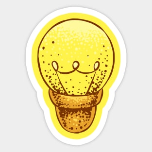 Lights Bulb On Sticker